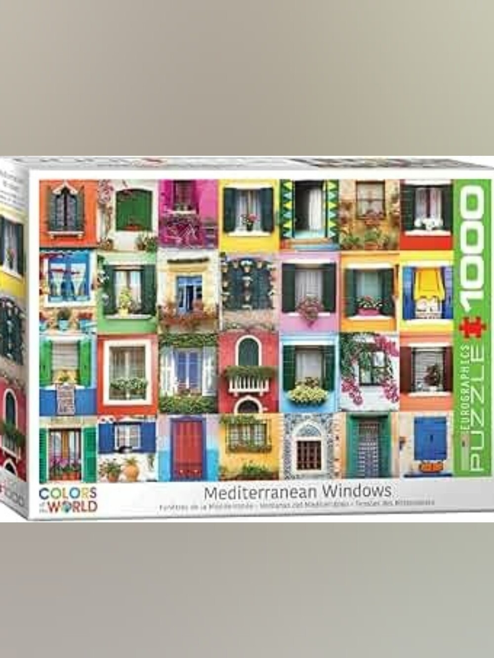 Eurographics Mediterranean Windows 1000-Piece Puzzle